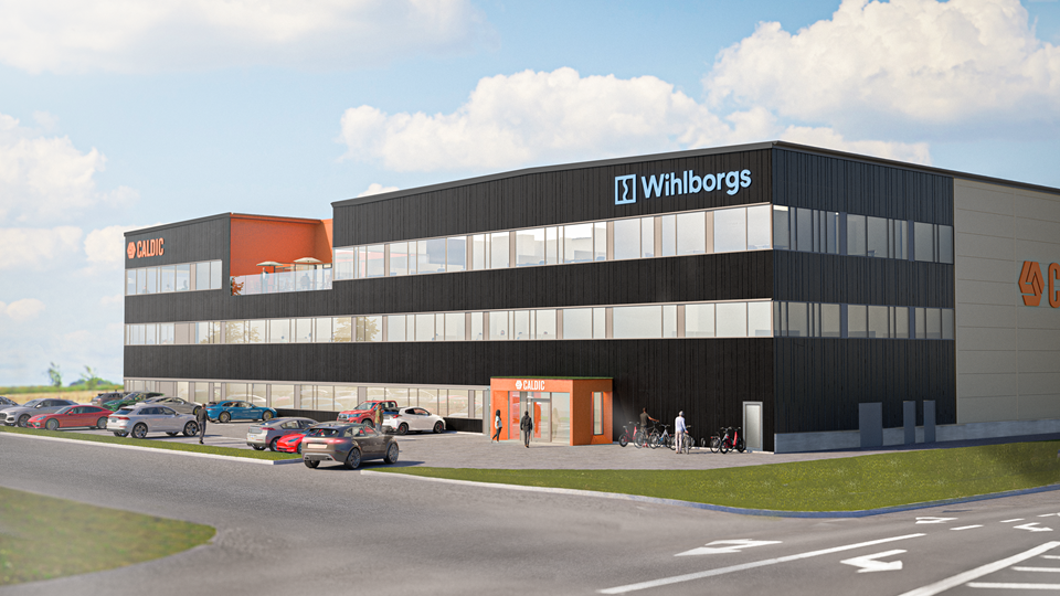 Wihlborgs is building a new facility for Caldic.